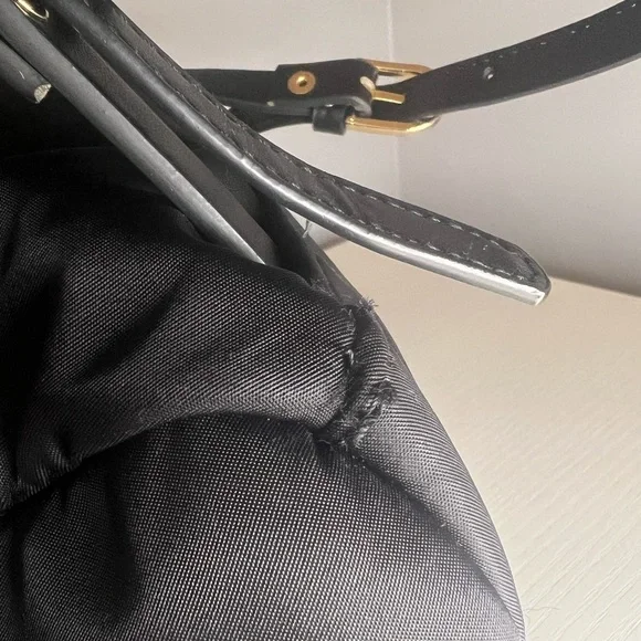 🛑SOLD🛑KATE SPADE NEW YORK Nylon Leather-Trimmed Backpack 🖤♠️ - Picture 15 of 17